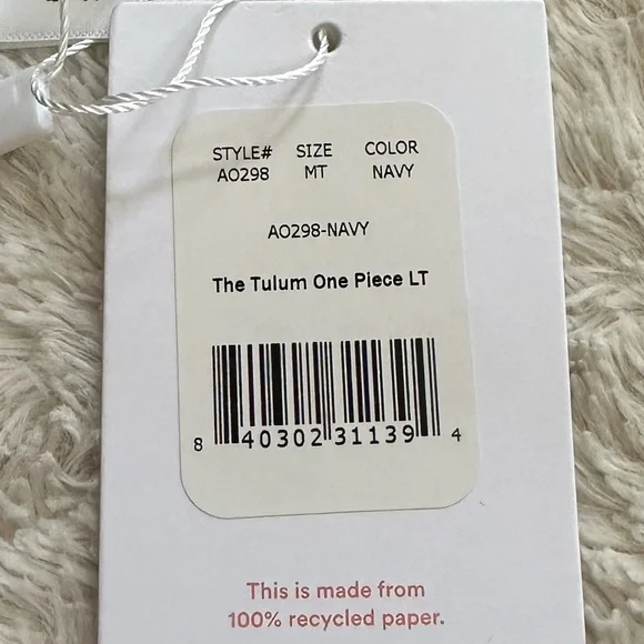 Andie The Tulum One Piece Long Torso NWT - Picture 11 of 11